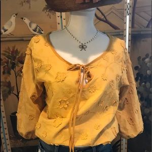 ⭐️NWT⭐️RICH MUSTARD SJS FESTIVAL TOP⭐️ SzL⭐️